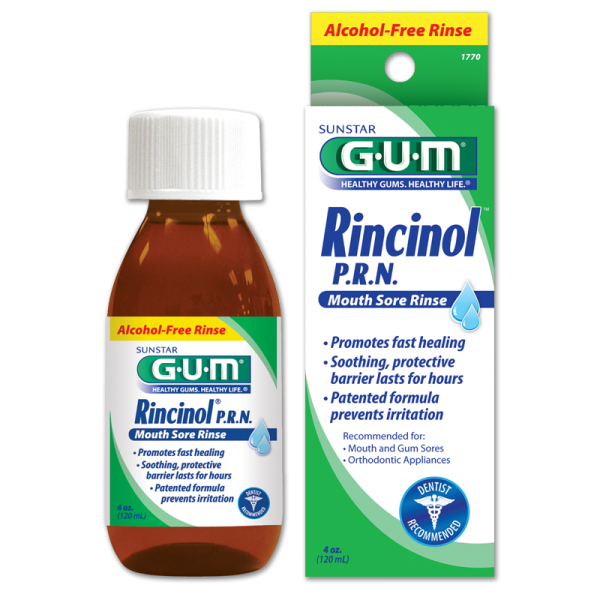 GUM Rincinol Mouth Sore Rinse