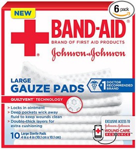 Band-Aid First Aid Gauze