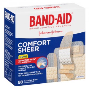 Band-Aid Sheer Comfort Sheer Adhesive Bandages Assorted