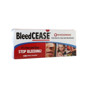 BleedCEASE First Aid for Cuts and Nosebleeds