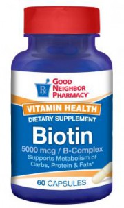 Biotin 5,000mcg B-Complex Supplement