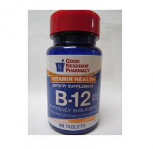 Vitamin B-12 2500mcg Sublingual Tablets