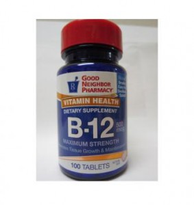 Vitamin B-12 500mcg Tablets