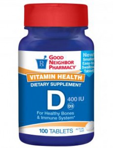 Vitamin D-3 400 IU Supplement