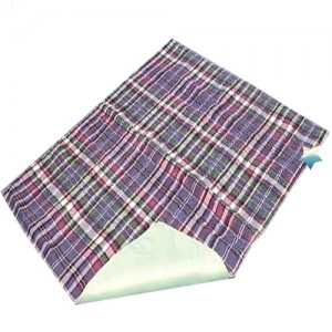 QuikSorb Quilted Incontinence Underpad, Plaid 34 x 36
