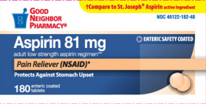 Aspirin Adult Low Strength
