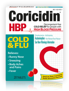 Coricidin HBP Cold and Flu